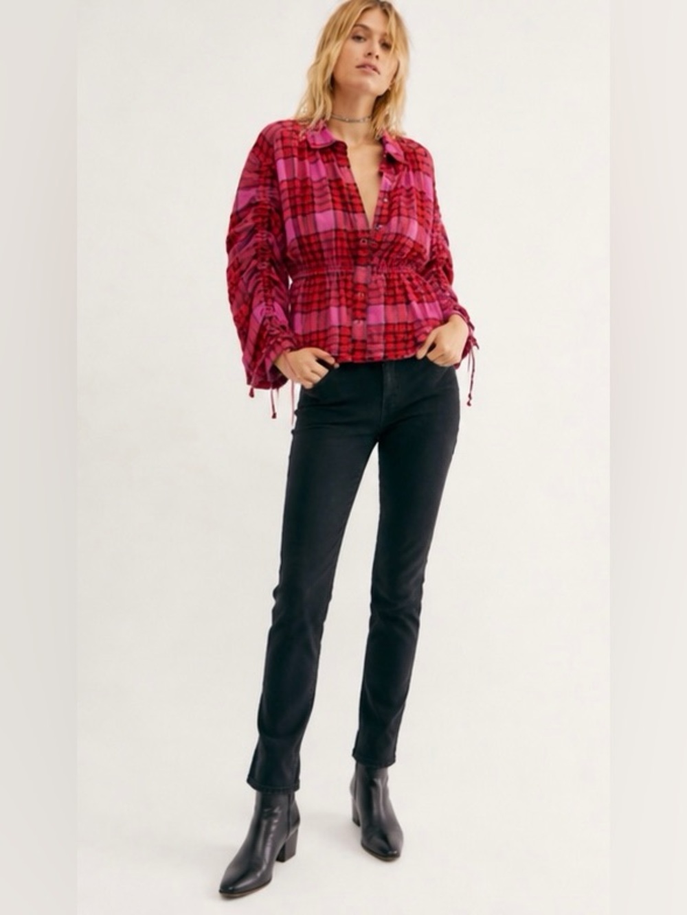 Free People| ‘Pacific Dawn’ Flannel Top